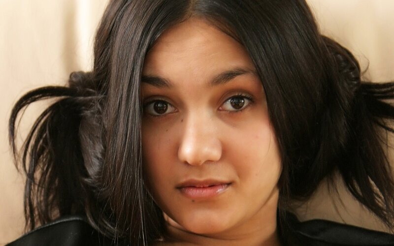 woman with dark hair