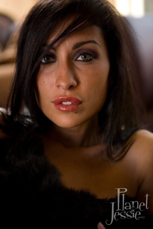 woman with dark hair and makeup