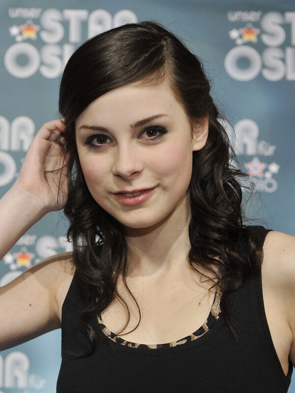 woman with dark hair at event