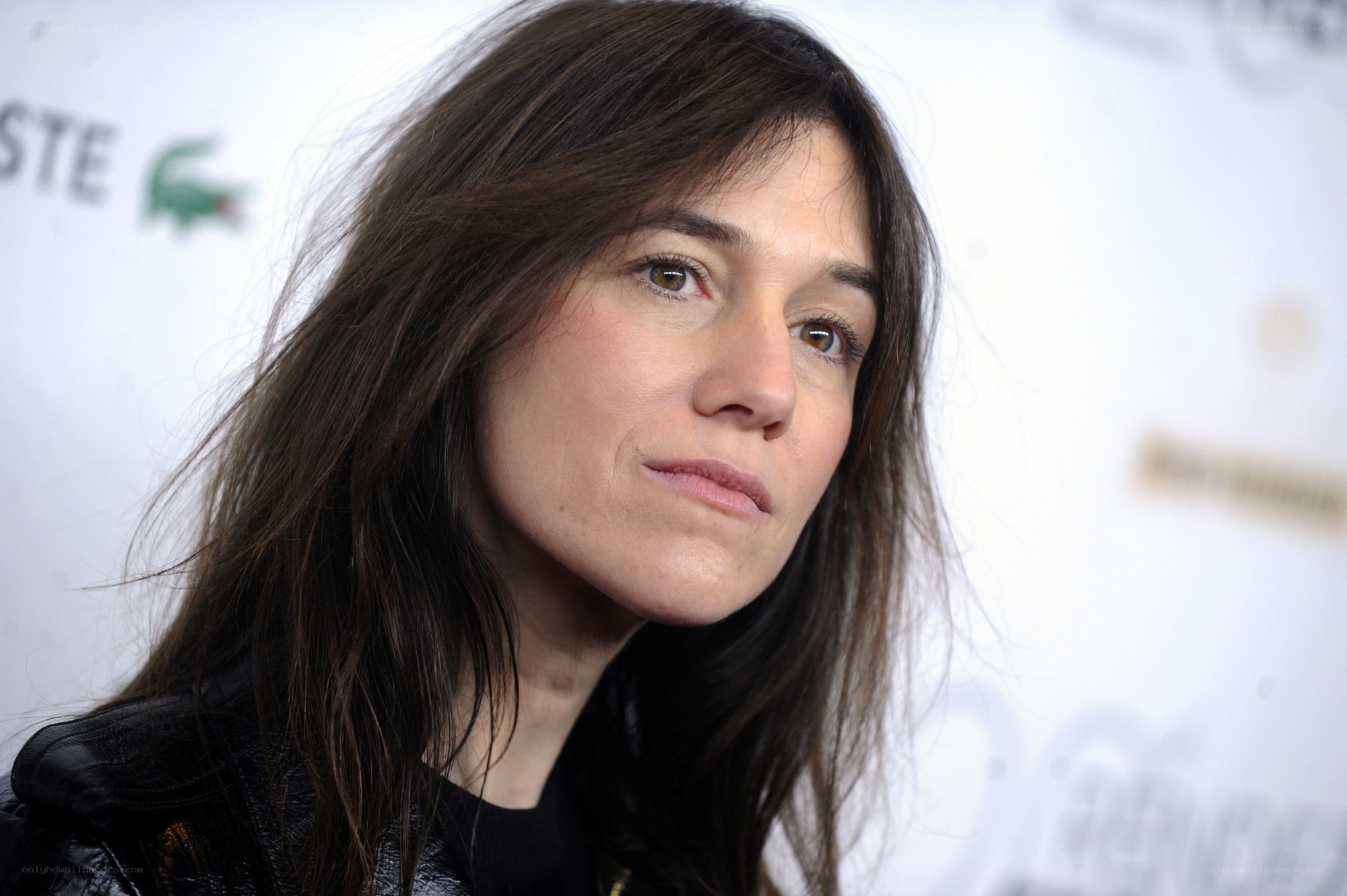 woman with dark hair at event