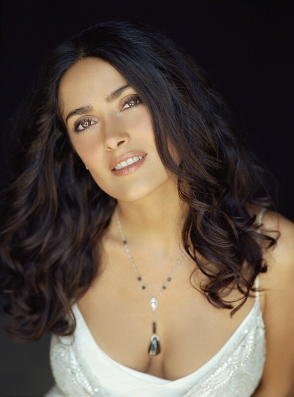 Woman with Dark Hair — Black, Calm, Photograph, Necklace, White Top