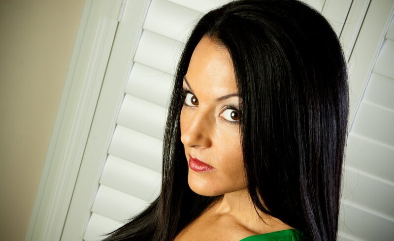 Woman with Dark Hair — Black, Direct
