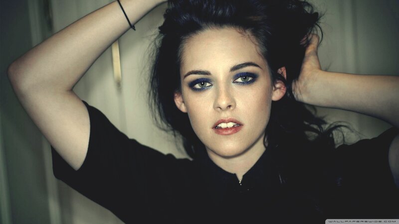 Woman with Dark Hair — Black, Dramatic, Photograph, Dark Makeup