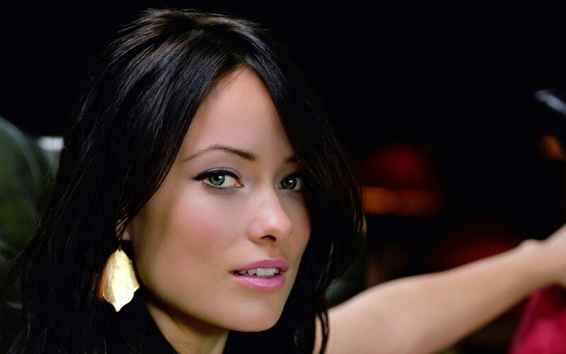Woman with Dark Hair — Black, Dramatic, Photograph, Earring, Green Eyes