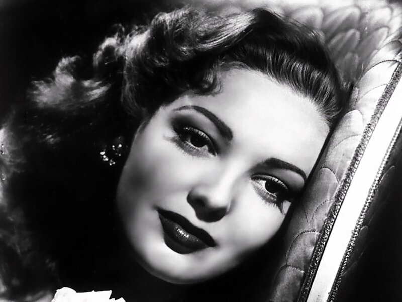 Woman with Dark Hair — Black, Dramatic, Photograph, Pillow, Earring