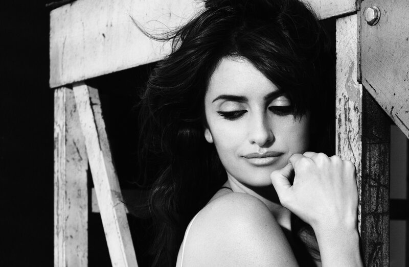 Woman with Dark Hair — Black, Dramatic, Photograph, Wooden Structure