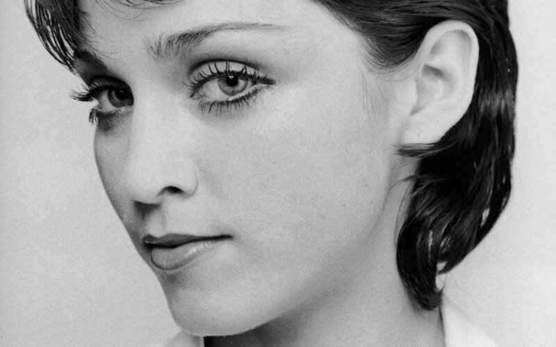 Woman with Dark Hair — Black, Neutral, Photograph, Eye