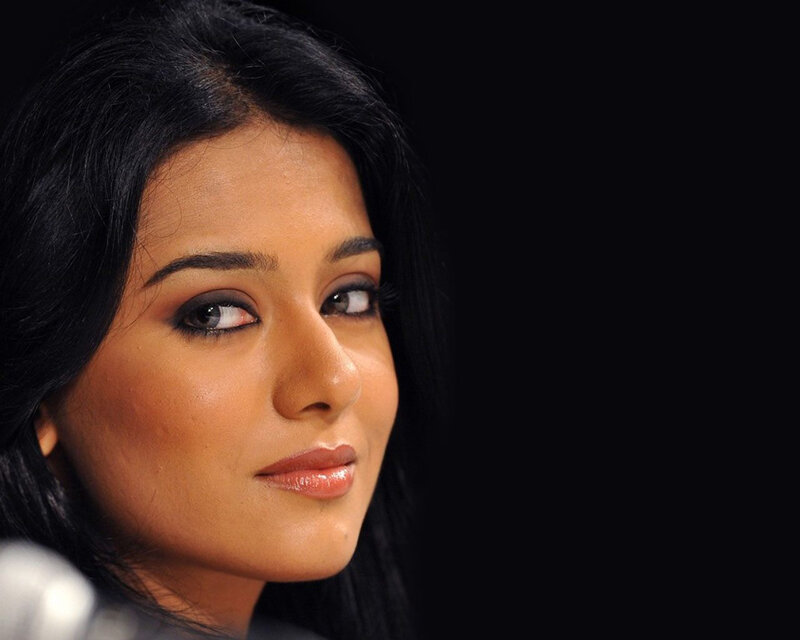 Woman with Dark Hair — Black, Neutral, Photograph, Makeup, Microphone
