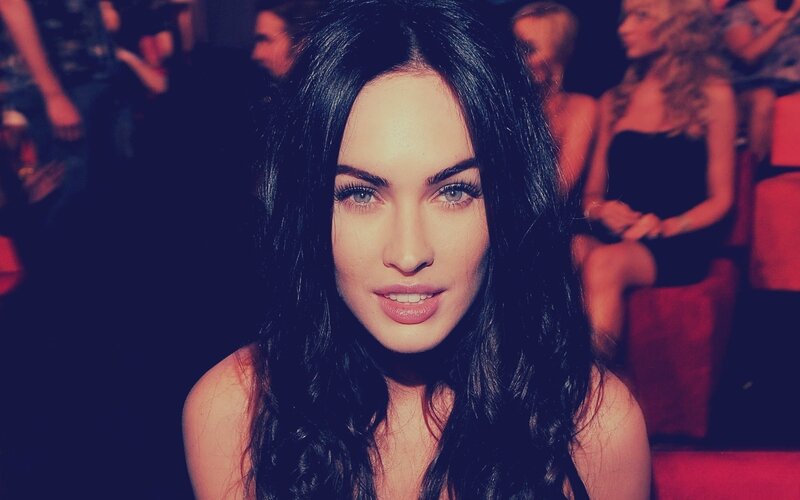Woman with Dark Hair — Black, Night, Photograph, Audience