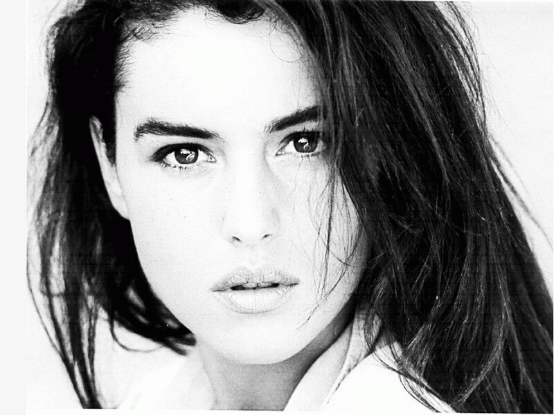 Woman with Dark Hair — Black, Photograph