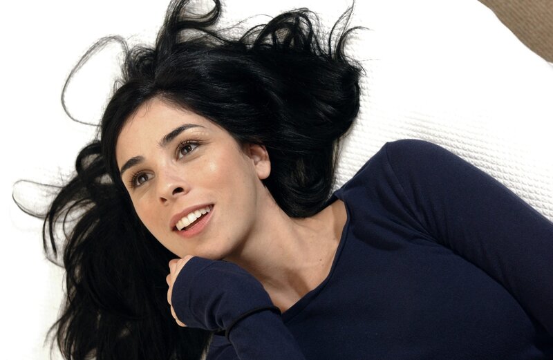 Woman with Dark Hair — Black, Relaxed, Photograph