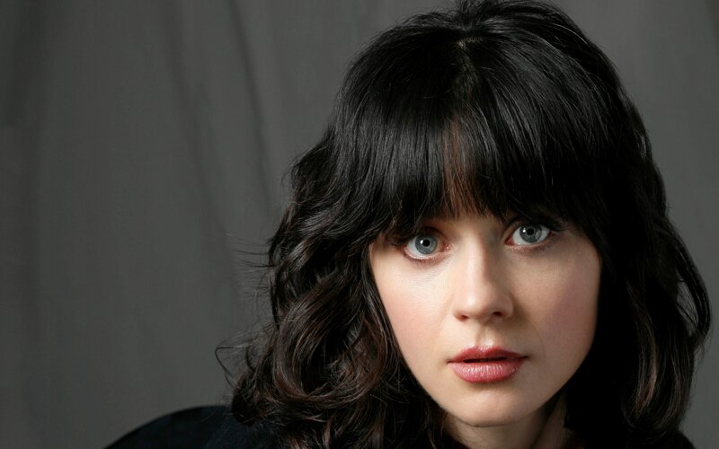 Woman with Dark Hair — Black, Serious, Photograph, Eyes, Makeup, Gray