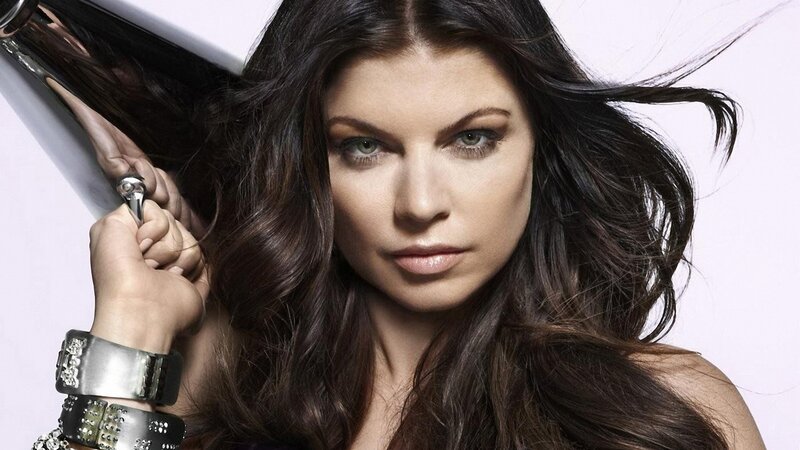 Woman with Dark Hair — Brown, Confident, Photograph, Hair Dryer