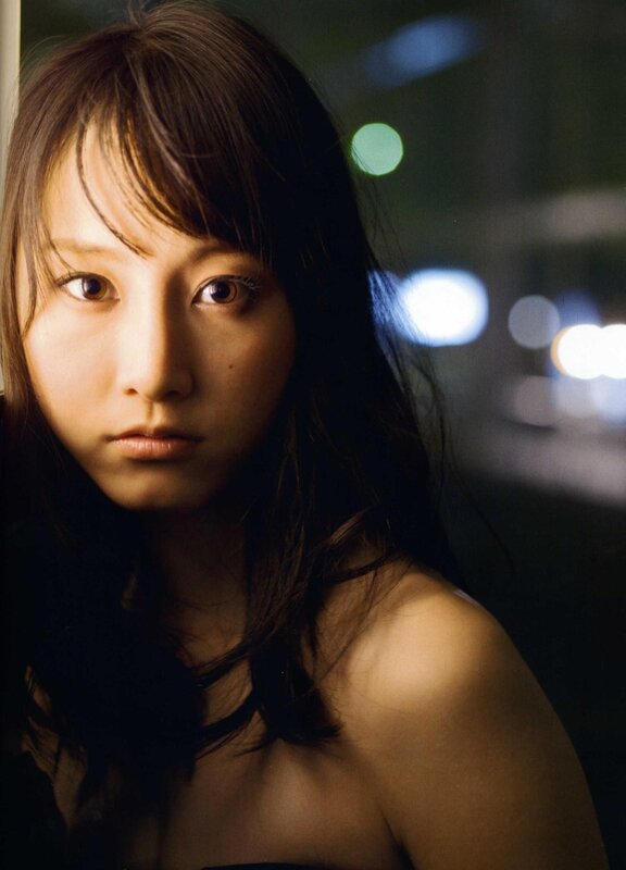 Woman with Dark Hair — Brown, Dramatic, Night, Photograph, Shoulder