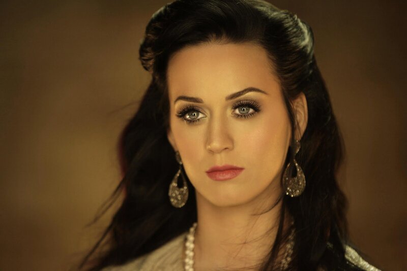 Woman with Dark Hair — Brown, Dramatic, Photograph, Earrings, Necklace
