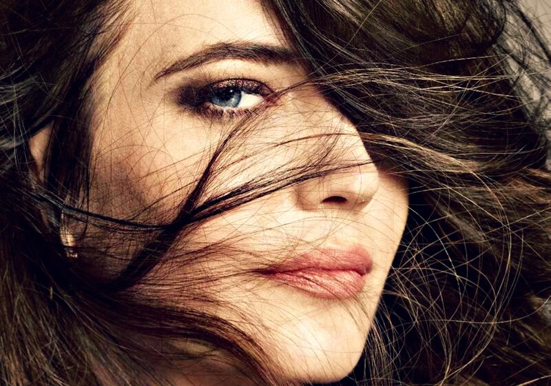 Woman with Dark Hair — Brown, Dramatic, Photograph, Eye, Face