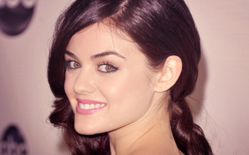 Woman with Dark Hair — Brown, Friendly, Photograph, Smile, Makeup