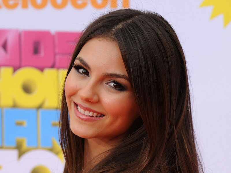 Woman with Dark Hair — Brown, Happy, Photograph, Smile, Makeup