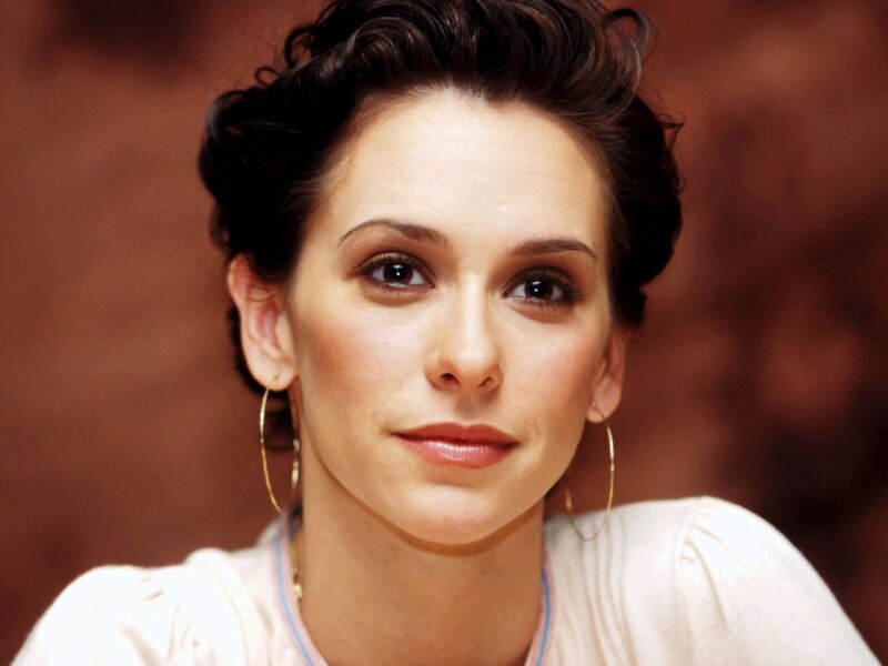 Woman with Dark Hair — Brown, Neutral, Photograph, Hoop Earrings, White Shirt