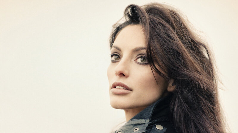 Woman with Dark Hair — Brown, Neutral, Photograph, Jacket