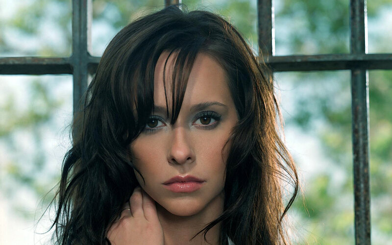 Woman with Dark Hair — Brown, Serious, Photograph, Window