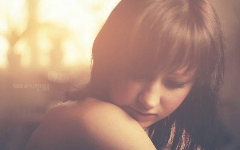 Woman with Dark Hair — Brown, Soft