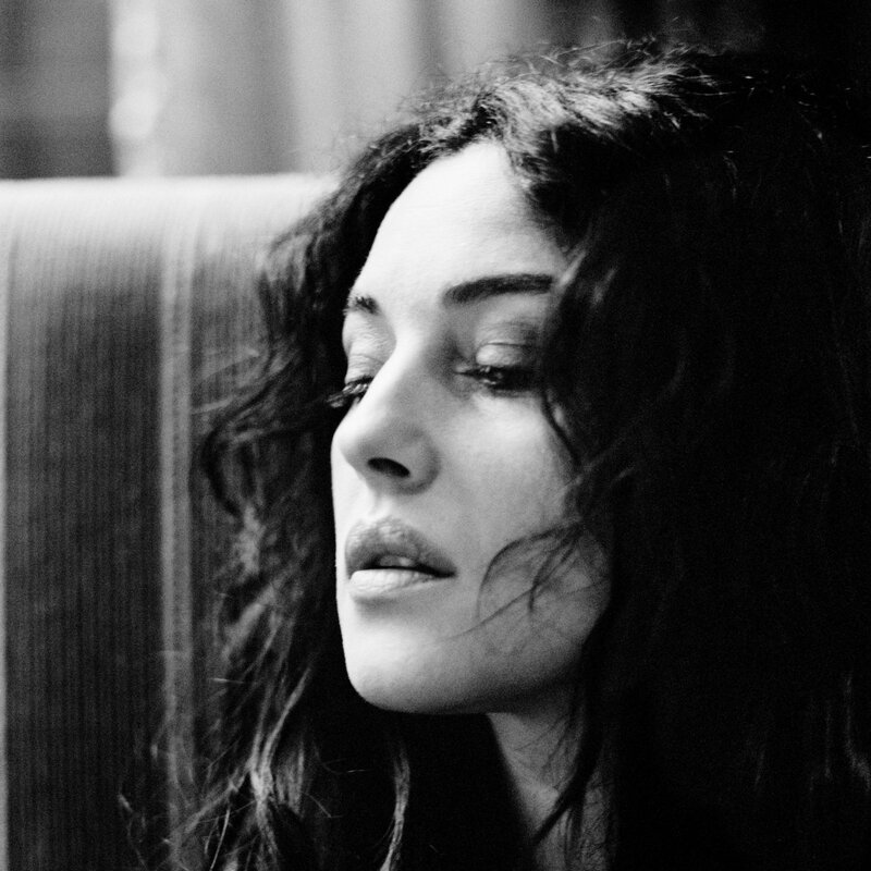 woman with dark hair in profile