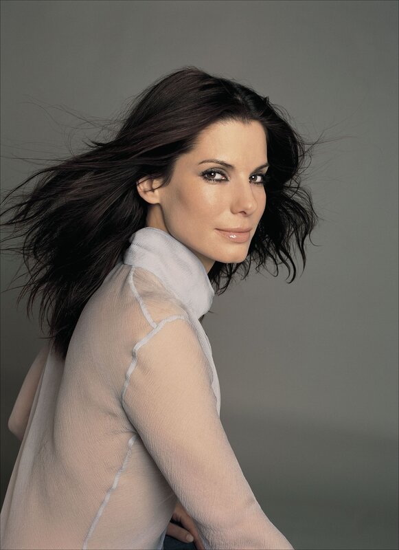 woman with dark hair in wind