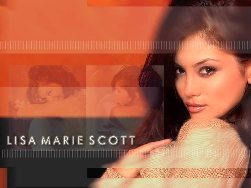 Woman with Dark Hair — Orange