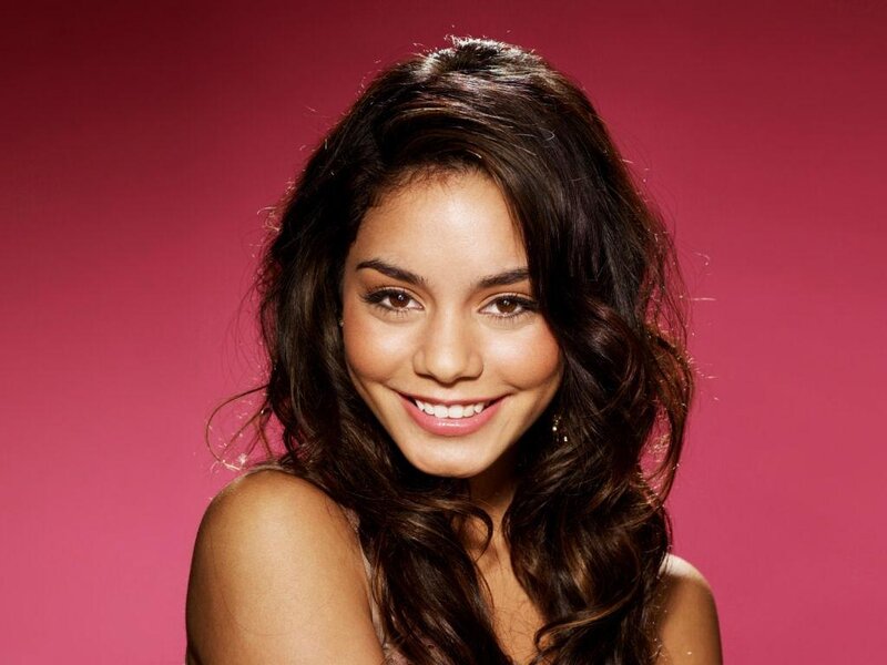 Woman with Dark Hair — Pink, Friendly