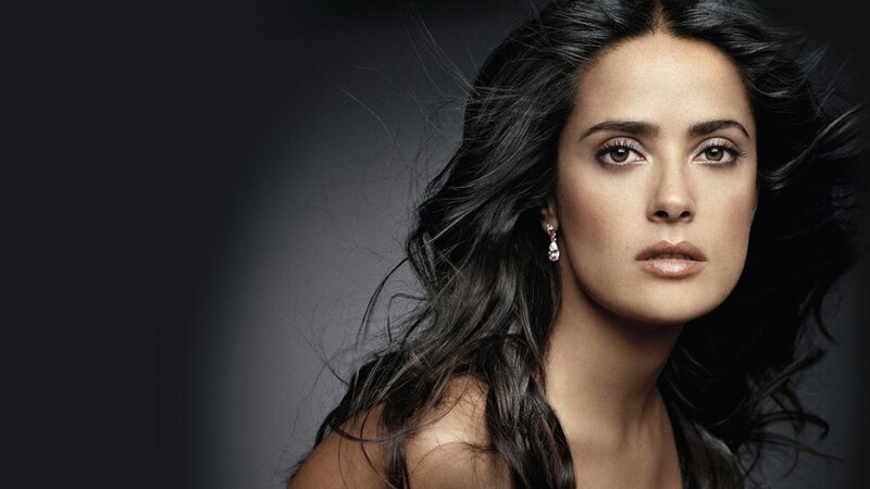 woman with dark hair portrait