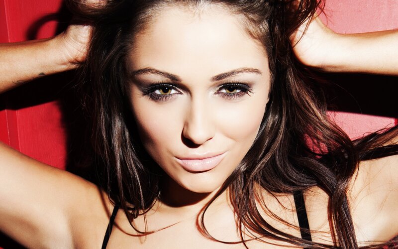 woman with dark hair posing