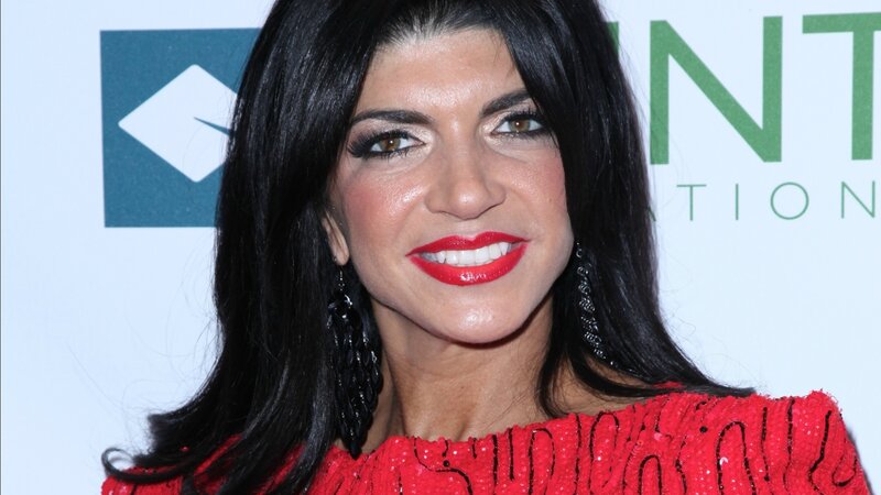 Woman with Dark Hair — Red, Confident, Photograph, Red Dress, Black Earrings