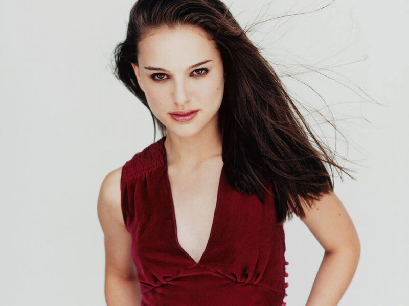 Woman with Dark Hair — Red