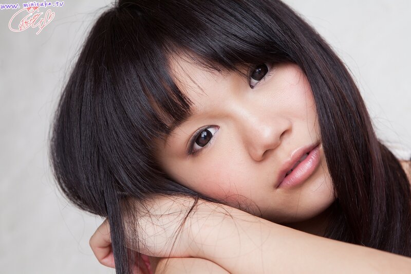 woman with dark hair resting