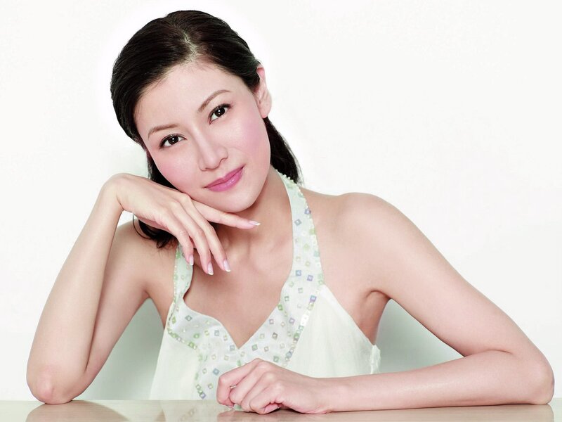 Woman with Dark Hair — White, Calm, Photograph, White Top, Table