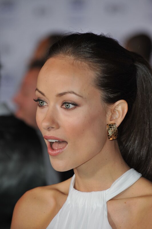 Woman with Dark Hair — White, Formal, Photograph, Earring