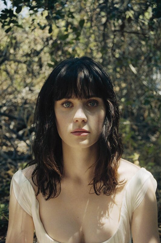 Woman with Dark Hair — White, Natural, Afternoon