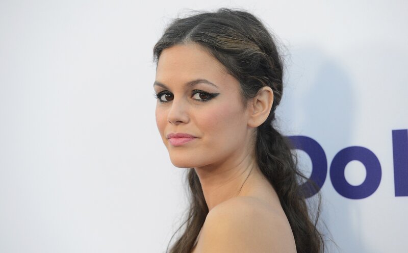 Woman with Dark Hair — White, Neutral, Photograph, Makeup, Shoulder, Purple