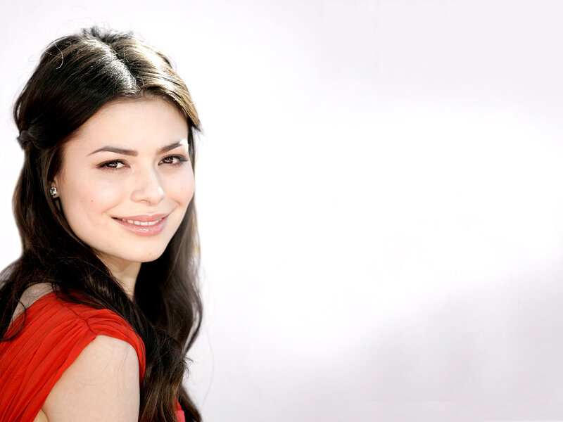 Woman with Dark Hair — White, Neutral, Photograph, Red Top
