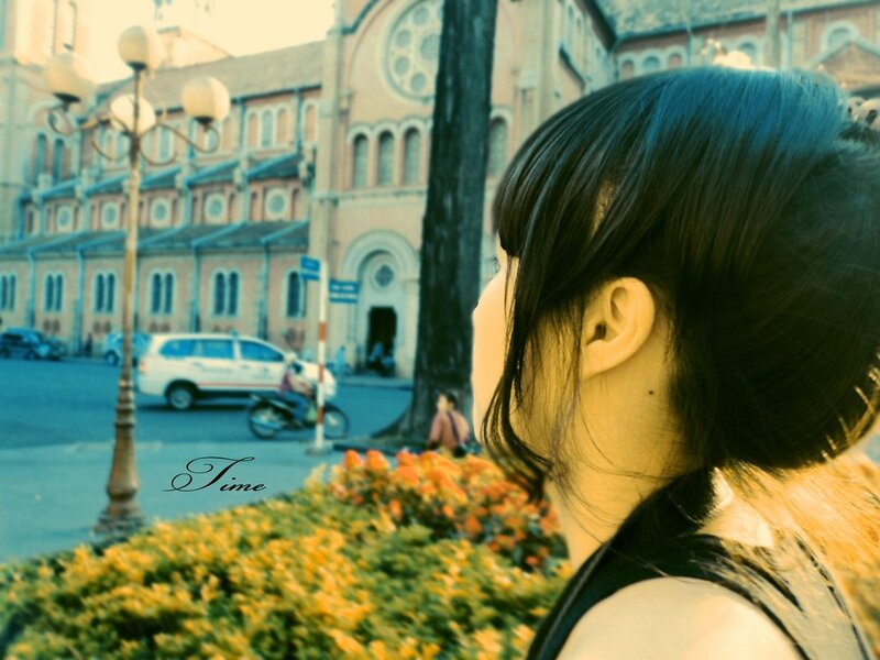 Woman with Dark Hair — Yellow, Calm, Afternoon