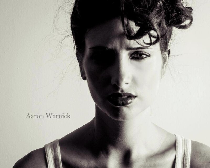 woman with dark lipstick