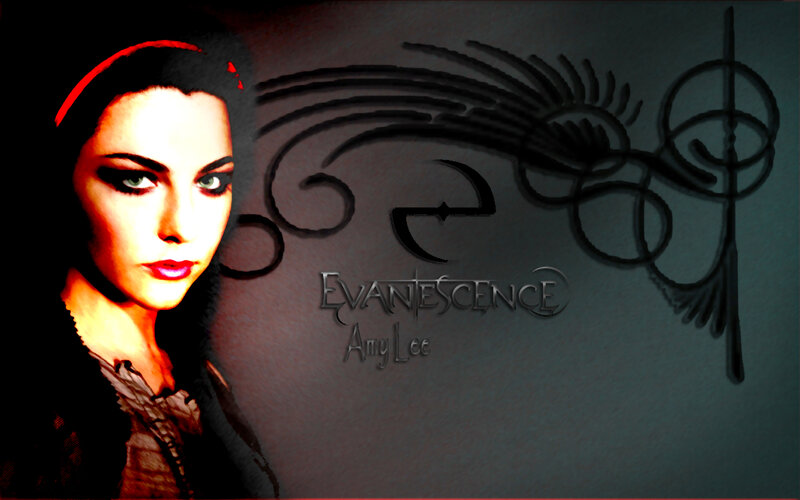 Woman with Dark Makeup — Black, Dramatic, Digital Art, Red Headband