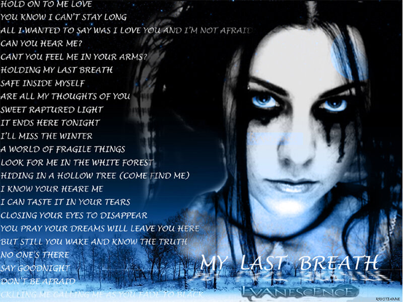Woman with Dark Makeup — Blue, Dramatic, Somber