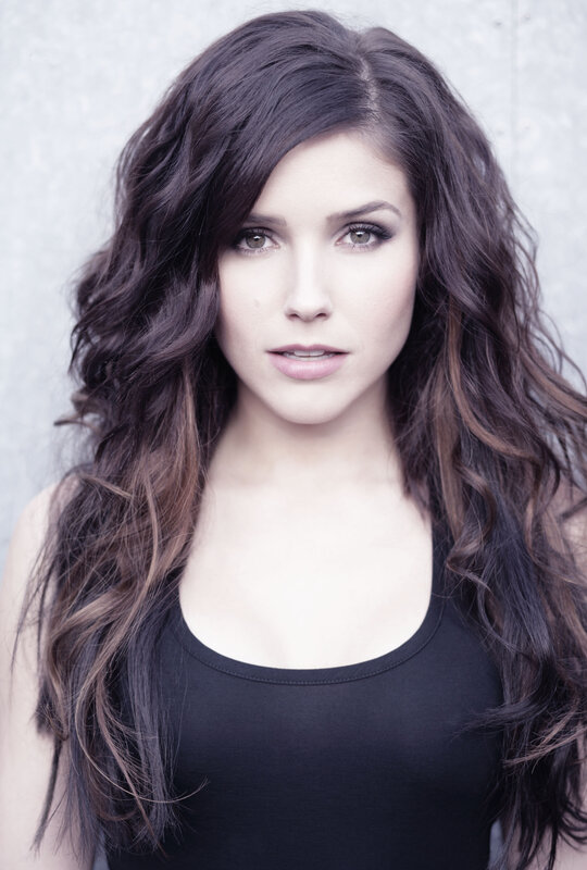 woman with dark wavy hair