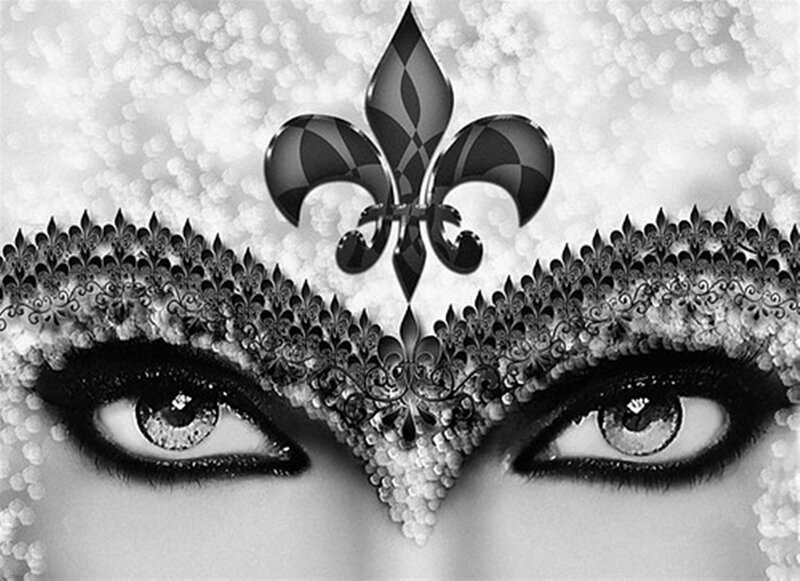 Woman with Decorative Eyes
