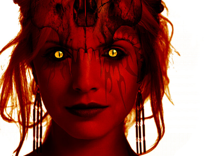 Woman with Demonic Features