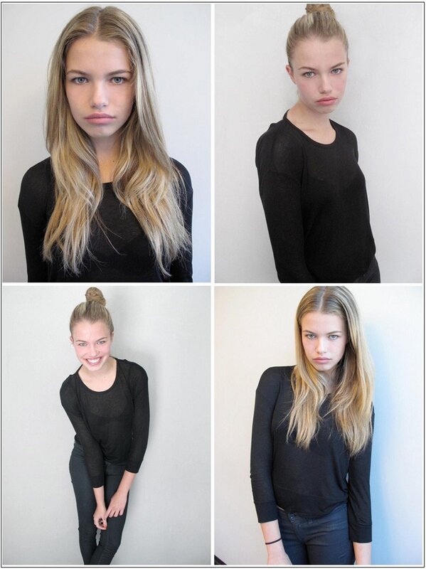 woman with different hairstyles