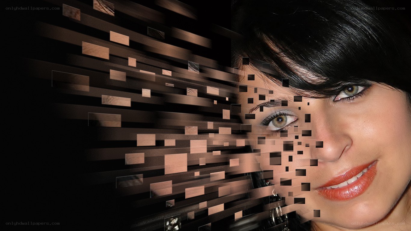 woman with digital effect