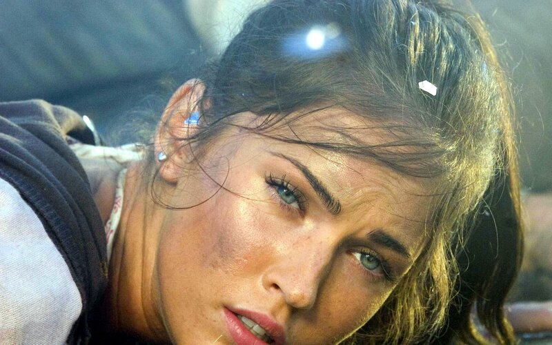 woman with dirt on face